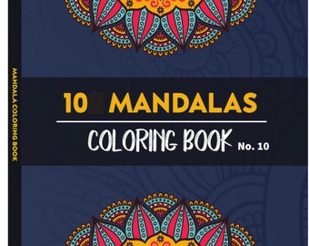 10 Mandalas Coloring Book