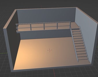 Escaleras de garaje Diorama 1/64