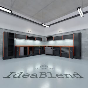 Modular Workshop Furniture 1:10 (file to print)