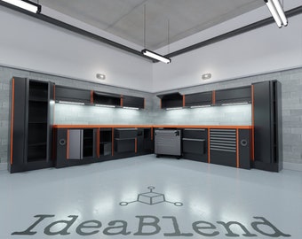 Mobiliario Taller Modular 1:10 (archivo para imprimir)