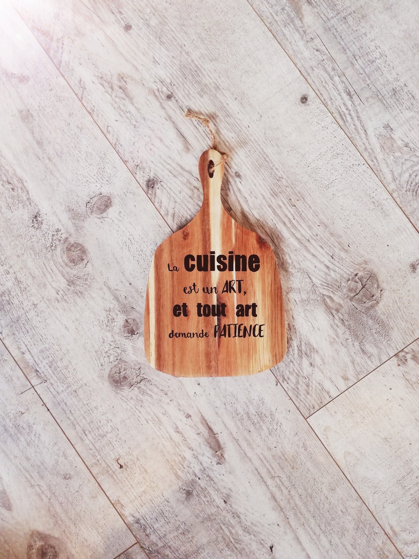 Panneau Citation en Bois