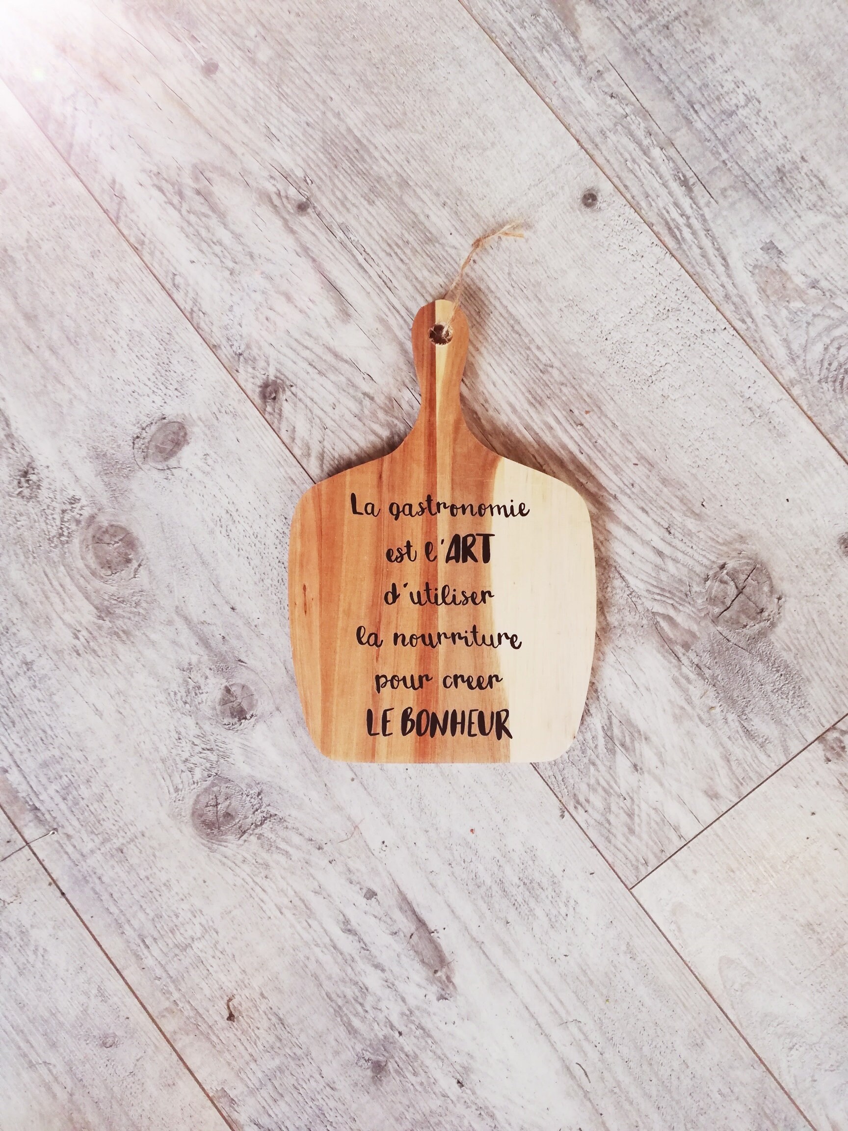 Panneau Citation en Bois