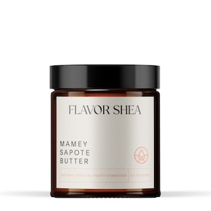 Mamey Sapote Butter | Cold Pressed, Extra Virgin Natural Moisturizer for Skin, Face, Body & Hair | Unrefined