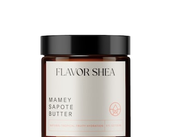 Mamey Sapote Butter | Cold Pressed, Extra Virgin Natural Moisturizer for Skin, Face, Body & Hair | Unrefined