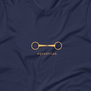 Equestrian Snaffle Classic Equestrian Unisex T-Shirt- Gift for Equestrians, Horse Lovers, Dressage Riders, Showjumping, Hunter Jumper
