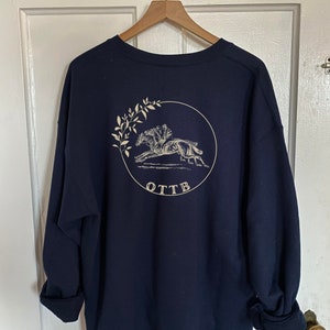 Vintage Inspired OTTB Equestrian Minimalistic Sweatshirt: Great Gift for Equestrians, Horse Lovers, Horse Trainers, Riding Instructors