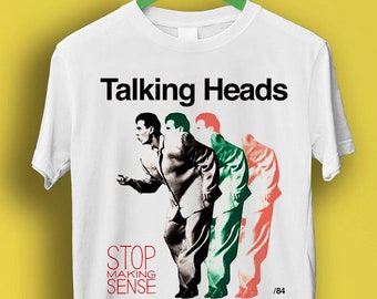 Talking Heads Stop Making Sense 84 Punk Rock Music Gift Tee Black