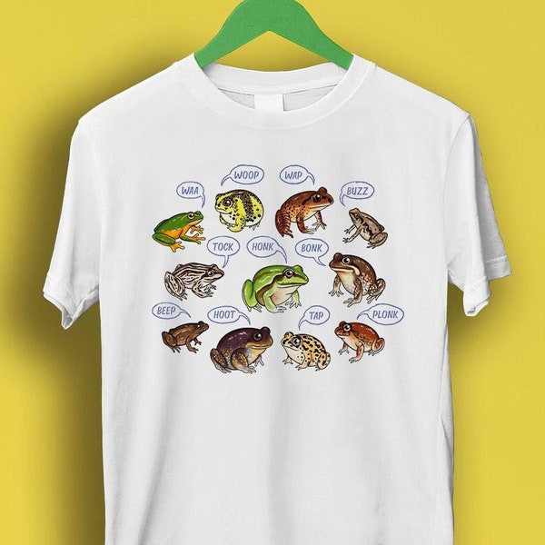 Grenouille Love Songs Art Animal Meme Gift Funny Tee Style Unisex Gamer Cult Movie Music T Shirt P3503