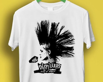ミュージシャン The Distillers/2009'Tour T Shirt The Distillers City Of Angels Tシャツ B2365 モホーク パン