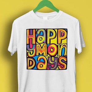 Szczęśliwy poniedziałek projekt mem prezent zabawny styl unisex gamer kult muzyka koszulka t-shirt P847