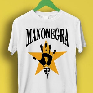 80-90 MANO NEGRA ラテンパンク ManuChao TシャツXL アメリカから直接買い付けたヴィンテージ古着の通販│：ballad