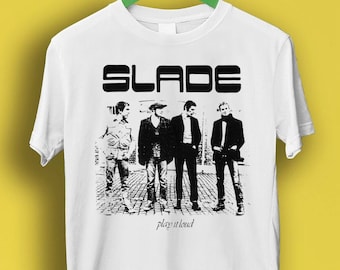 Slade Music Rock 70s Design Meme Gift Tee Gamer Cult Movie Music  T Shirt P246