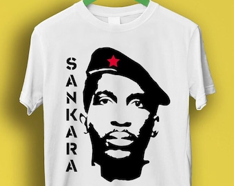 Thomas Sankara Lumumba Marxist Burkina Faso Design Retro Gift Cool Men Women Top Tee T Shirt P3515