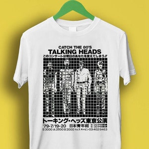Talking Heads Japanese 1980 US Tour Catch The 80's Music Cool Gift Tee T Shirt P7276