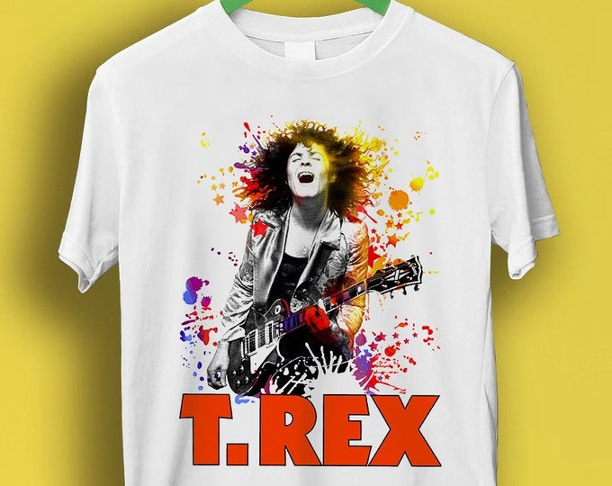 T.REX Rock Band Mark Bolan Music Meme Gift Funny Tee Style Unisex Gamer Cult  T Shirt P1024