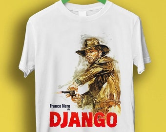 Django Spagetti Western Movie Meme Regalo Camiseta divertida Estilo Unisex Gamer Cult Music T Shirt P1051