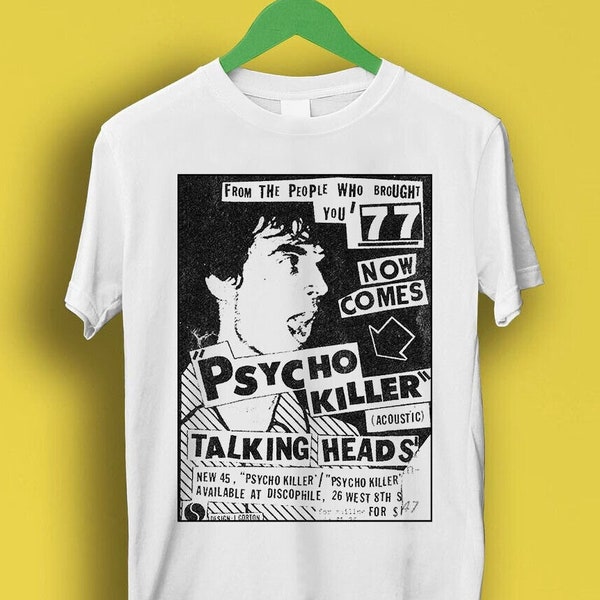 Talking Heads Psycho Killer Band Punk Rock Poster Musik Cooles Geschenk Tee T Shirt P7278