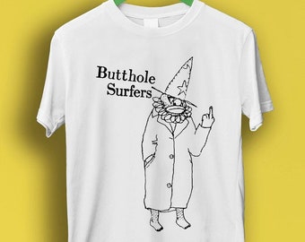 Butthole Surfers Clown T Shirt Rock Music Husker Du Big Black Primus
