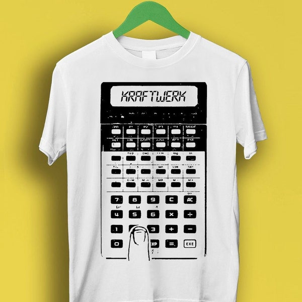 Pocket Calculator Kraftwerk Synth Pop Gift Funny Meme Tee Style Unisex Gamer Cult Movie Music  T Shirt P1068