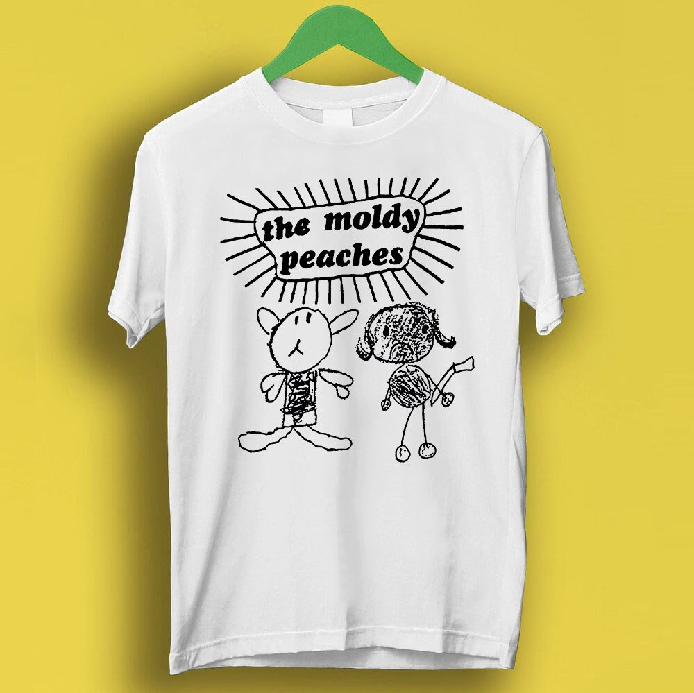 T-shirt The Moldy Peaches - Graphisme Rétro Indie Rock, Marque Gildan, Coton, Neuf Avec étiquettes