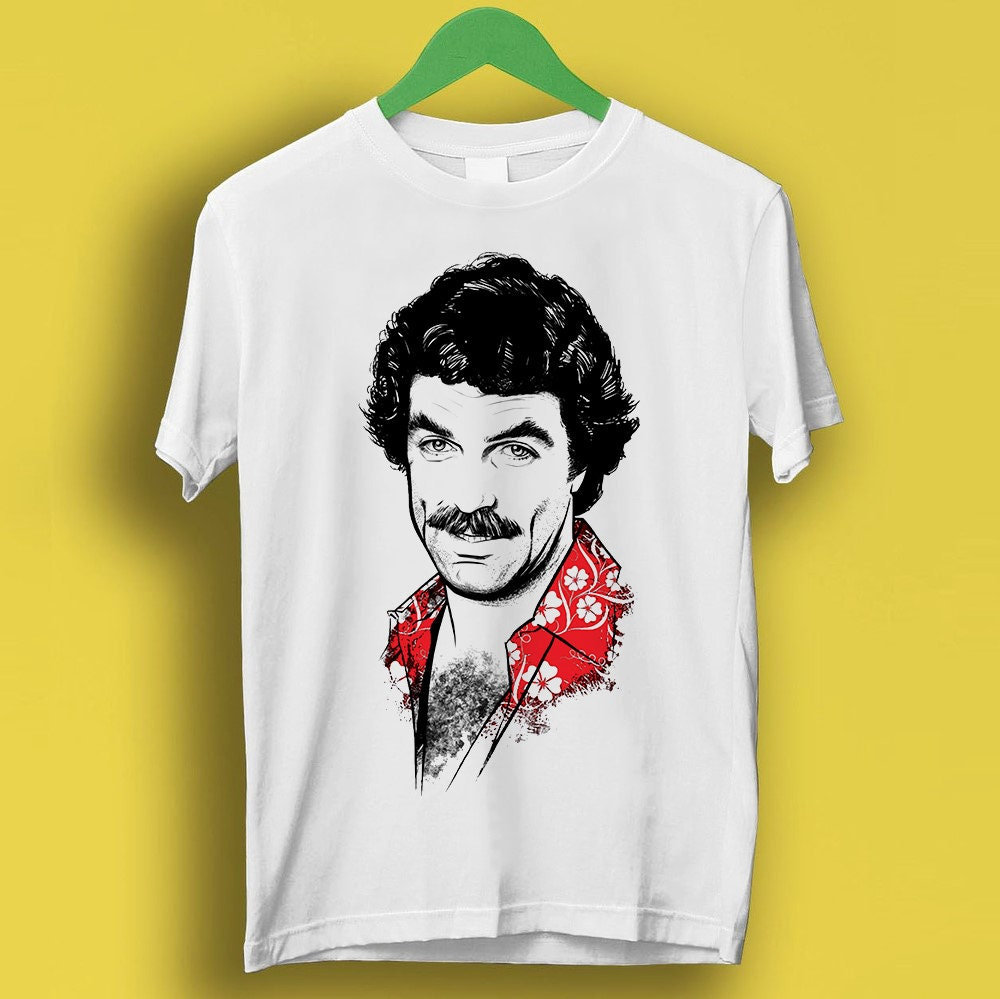 Magnum PI  80s TV Show Design Meme Gift Funny  Style Unisex Gamer Cult Music Tee T Shirt P666