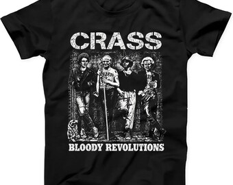 Bloody Revolutions Crass Punk Rock Hoodie Sweatshirt T Shirt 767