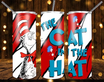 Dr. Seuss Designs 20 Oz Tumblers Full Wrap Sublimation tumblers