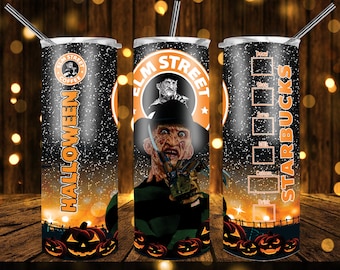 Designs 20 Oz Tumblers halloween inspired PNG Bundle Sublimation Design - Download - 20oz full wrap - PNG Sublimation tumblers