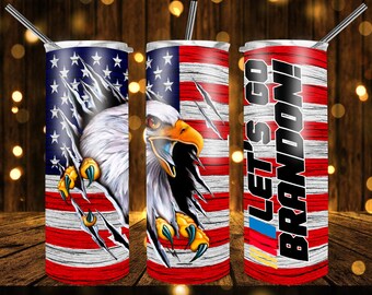 Designs 20 Oz Tumbler Let's Go Brandon PNG Bundle Sublimation Design - Download - 20oz full wrap - PNG Sublimation tumblers