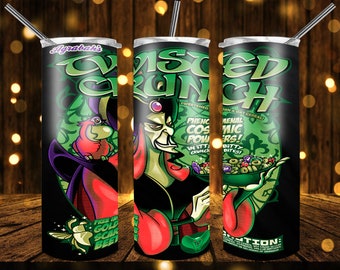 Cartoon Designs Cereal 20 Oz Tumblers PNG Bundle Sublimation Design - Download - 20oz full wrap - PNG Sublimation tumblers