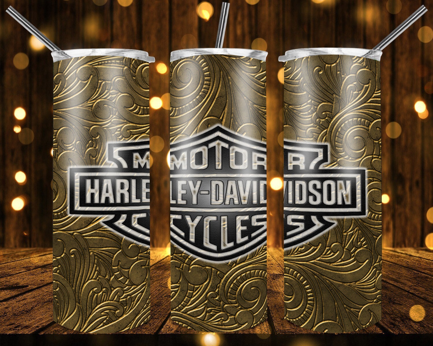 Harley Davidson Designs 20 Oz Tumblers Full Wrap Premium 420 Etsy
