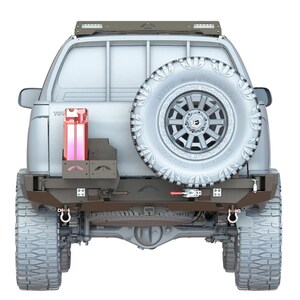 トヨタ FJ リアバンパー タイヤキャリア付き CNC DXF ビルドファイル