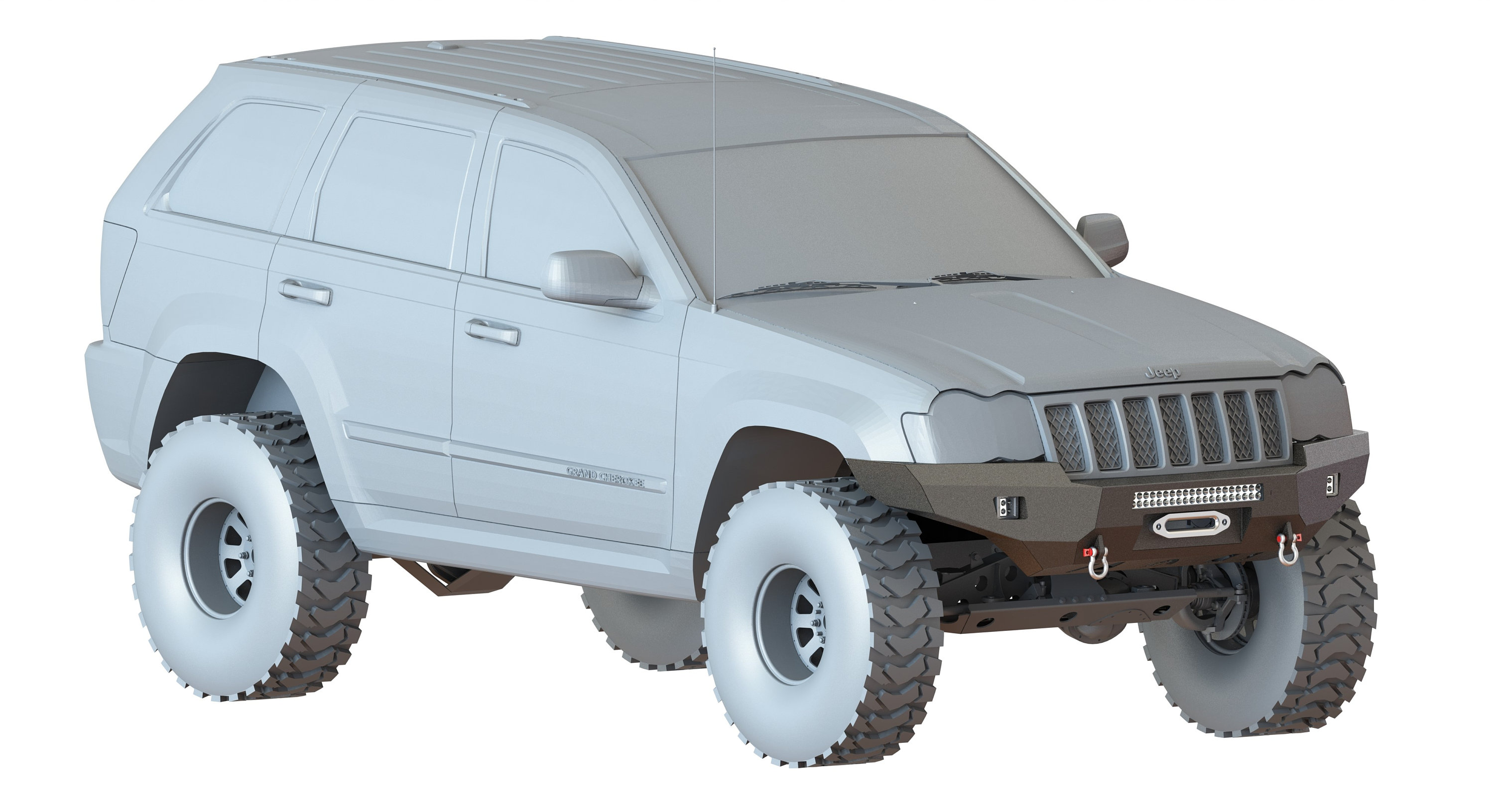 Jeep Grand Cherokee WK Front Bumper DIY KIT Digital Files - Etsy