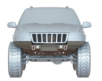 Jeep grand cherokee WJ front bumper Slim DIY KIT Digital Files