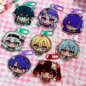 Rainbow Epoxy Keychains – Honkai Star Rail / HSR Characters | Perfect Gift for Fans!
