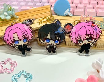 Tamon's B-Side Double sided Keychain/Stickers | Tamon & Ouri! Tamon kun ima docchi?