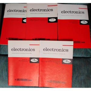 Lot of 5 Cleveland Institute Of Electronics 1967 (CIE) Auto-Programmed Lessons 2606-2610