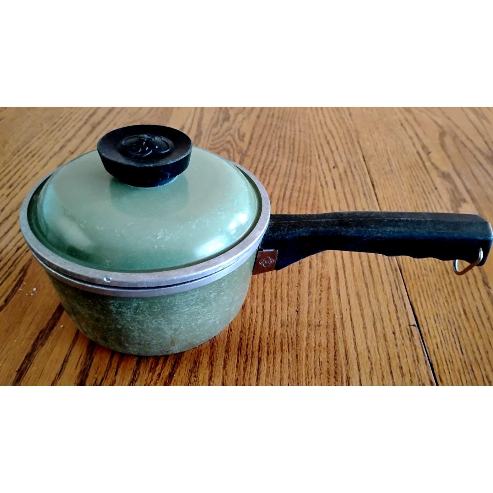 Casserole à Sauce Club 4 Quart – Vintage Alu Jaune, Pour Camping Et Cuisine, Occasion