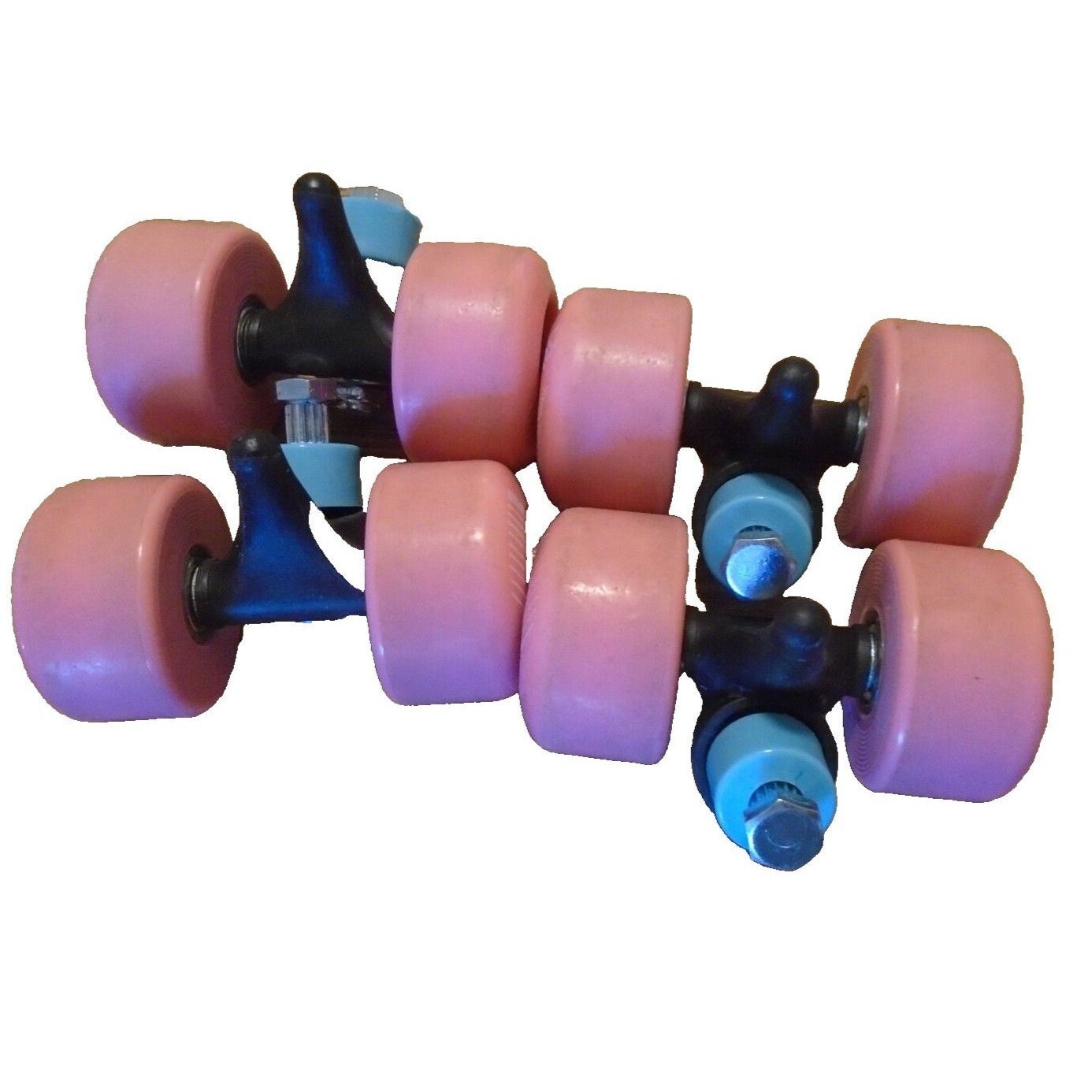 4 Pairs Sets Roller Derby Skate Shoe Wheels Axels & Bearings Etsy