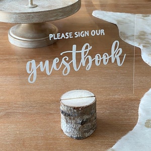 Sign our Guestbook, Guestbook Sign, Wedding Sign, Wedding Table Sign, Rustic Wedding Sign, Wedding Decor, Wedding Guest Book Sign,