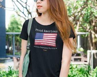 Proud American Since Custom Tee