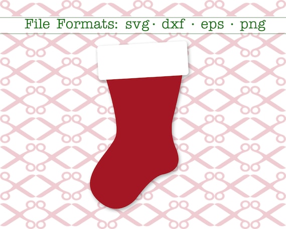 Christmas Stocking SVG Dxf Eps Png Holiday Svg Christmas - Etsy