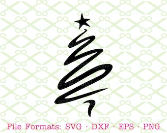 Christmas Tree SVG, Christmas Svg, Png, Eps, Dxf Files,Christmas Clipart, Pine Tree Svg,Christmas Tree Silhouette, Cricut & Silhouette Files