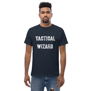 Tactical Wizard T-Shirt, Tactical T-Shirt, Wizard Shirt, Military, Law Enforcement, Martial Arts, Athletic, Fitness, Men&#39;s Classic T-Shirt