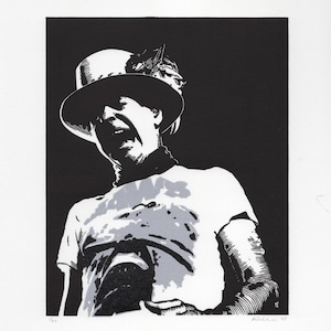 Gord Downie | The Tragically Hip | Handmade Limited Edition Linocut Print