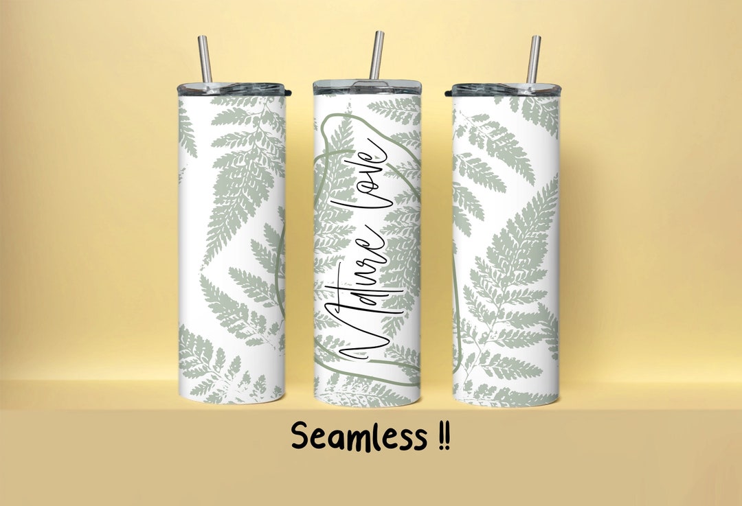 Sage Green Tumbler Wrap / INSTANT DOWNLOAD / 20 Oz Skinny Etsy