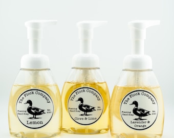Organic Foaming Hand Soap | Essential Oil Blend, 8 oz and 16 oz Refill