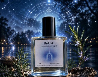Shield Me Oil | Protection Perfume Oil, Spiritual Defense, Energy Shield, Grounding Ritual Oil (1oz Perfume)