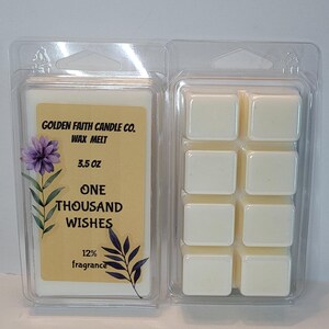 3.5 oz Wax Melt One Thousand Wishes.