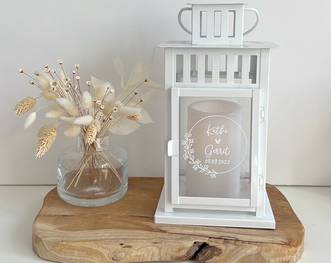 Laterne mit Spruch, Geschenk, Deko, Haustür, Wohnaccessoires